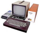 Poly-88 system with cassette recorder and video monitor