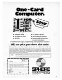 Byte Magazine, December 1975 page 11, Sphere Ad