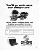 Byte Magazine, December 1975 page 13, Sphere Ad