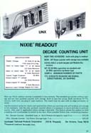 Nixie Readout Decade Counting Unit