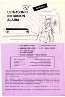 Ultrasonic Intrusion Alarm