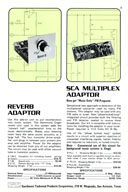 Reverb Adapter and SCA Adapter