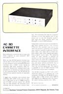 AC-30 Cassette Interface