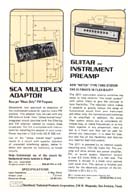 SCA Multiplex Adapter / Guitar Preamp