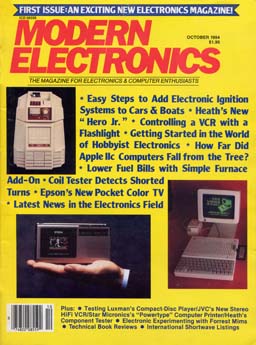 Modern Electronics magazine, October 1984, cover