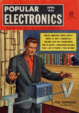 Popular Electronics, April 1955, Music a la Theremin