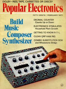 Popular Electronics, February 1971, Build Music Composer Synthesizer 