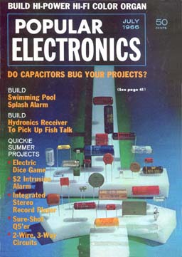 Popular Electronics, July 1966, Build the Musette Color Organ
