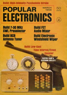 Popular Electronics, March 1968, Electronic Stopwatch