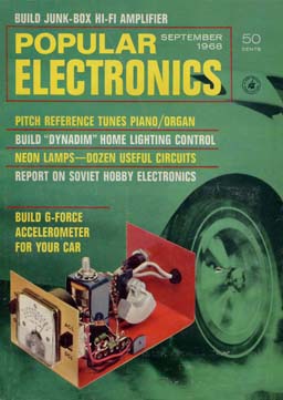 Popular Electronics September 1968 Cover