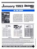 Electronics Now, January 1993. Page 1