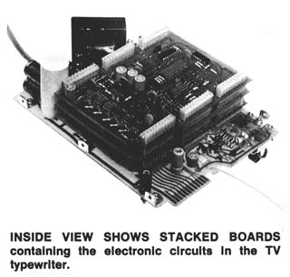 TV Typewriter Circuit Boards